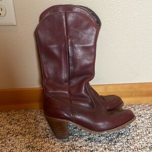 Women’s Maroon Dex Cowgirl Boots